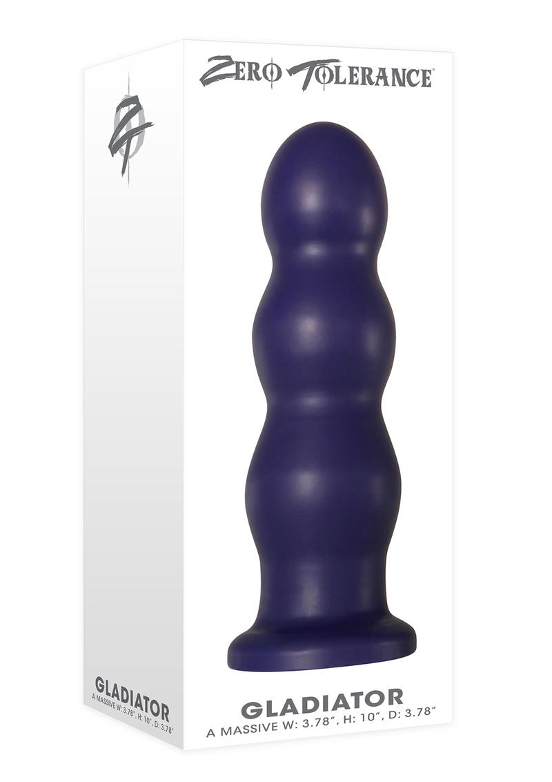 Zero Tolerance Gladiator Anal Plug - Extra Large - Purple