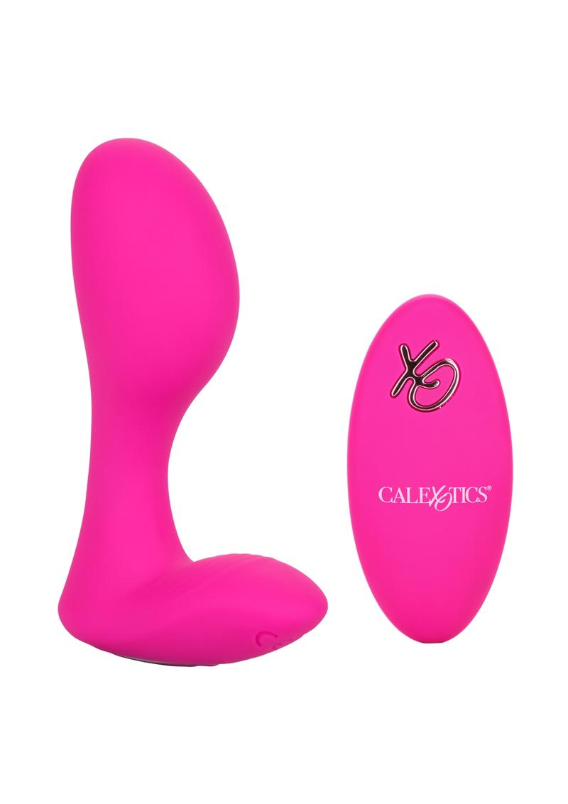 CalExotics Silicone Remote G-Spot Arouser Rechargeable Vibrator - Pink