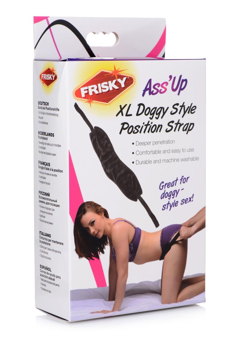 Frisky Doggy Style Position Strap - XLarge - Black