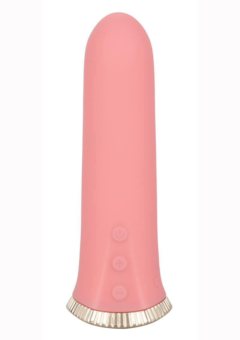 Uncorked Rosé Silicone Rechargeable Massager - Pink