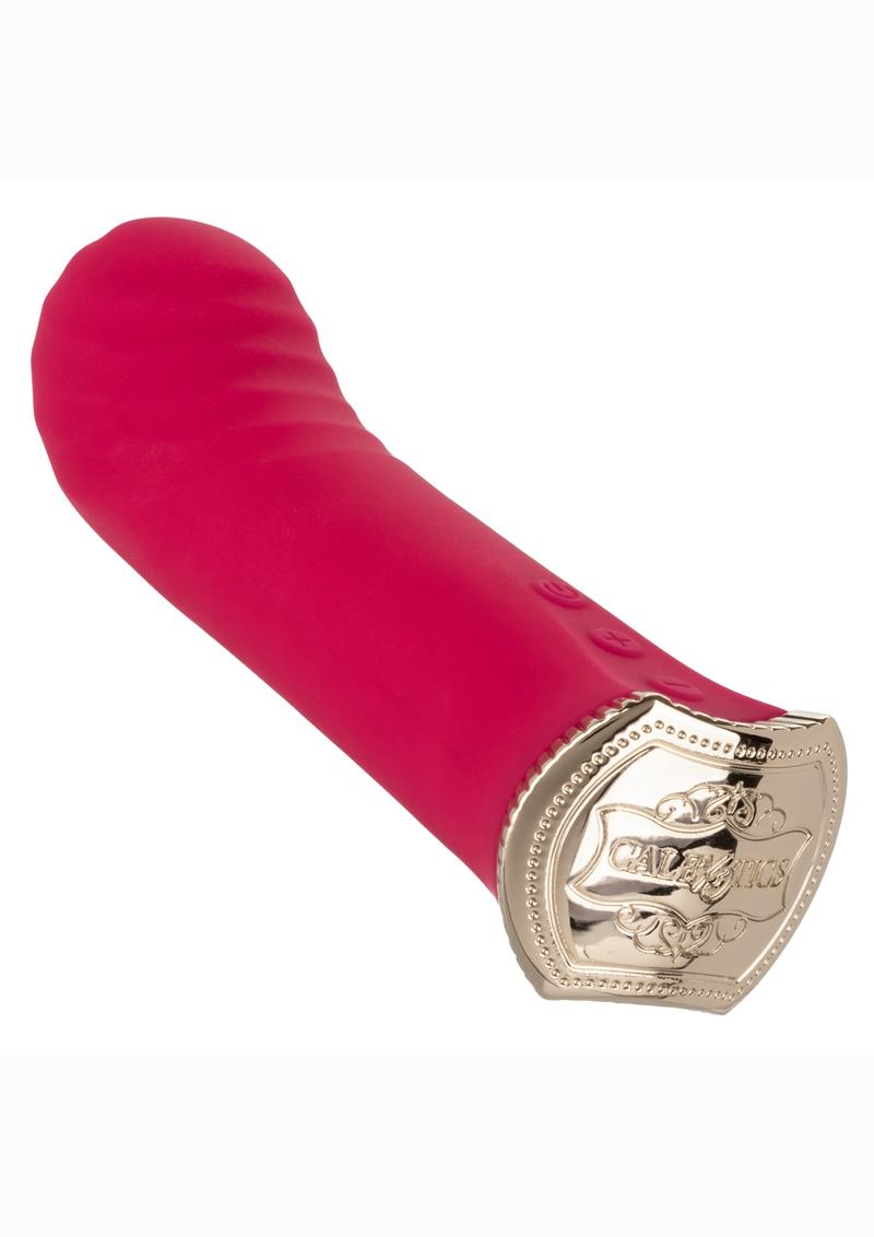 Uncorked Merlot Silicone Rechargeable Massager - Pink