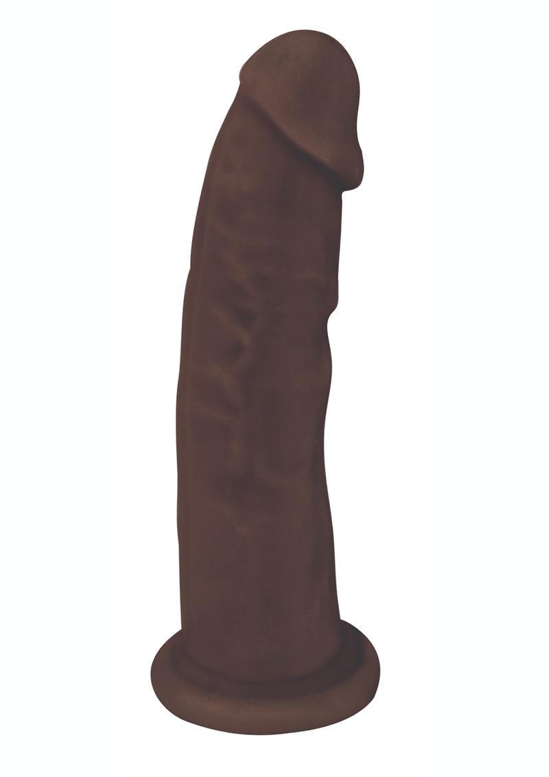 Fleshstixxx Dual Density Silicone Bendable Dong 7 In - Chocolate