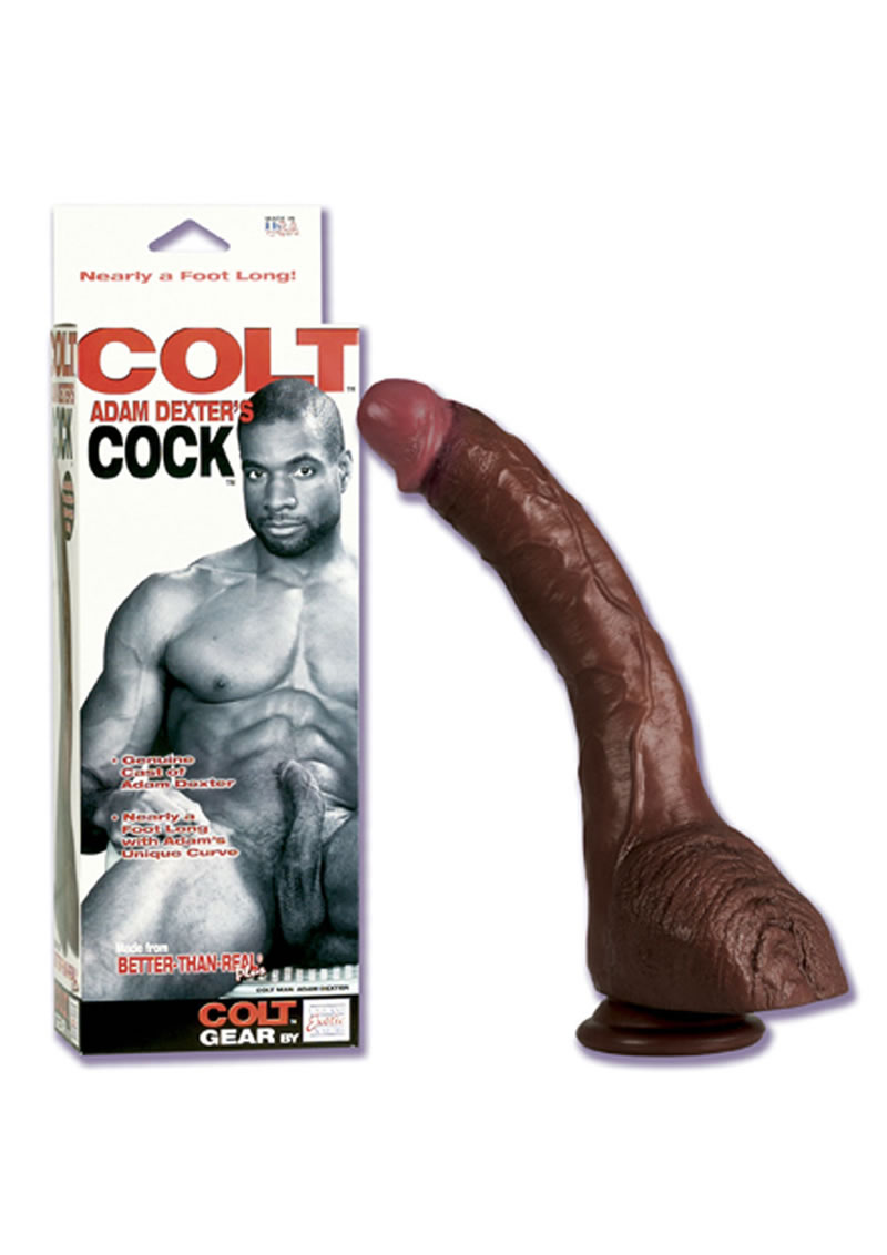 COLT Adam Dexters Genuine Cock Dildo - Chocolate