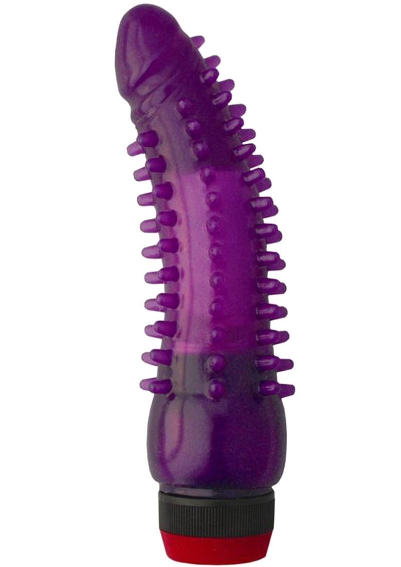Jelly Caribbean Number 7 Calypso Jelly Vibrator - Purple