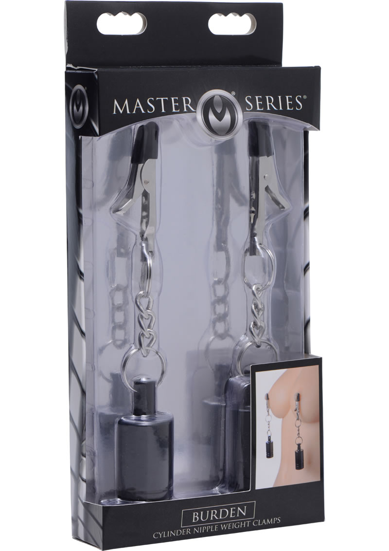 Master Series Burden Cylinder Nipple Weight Clamps - Black