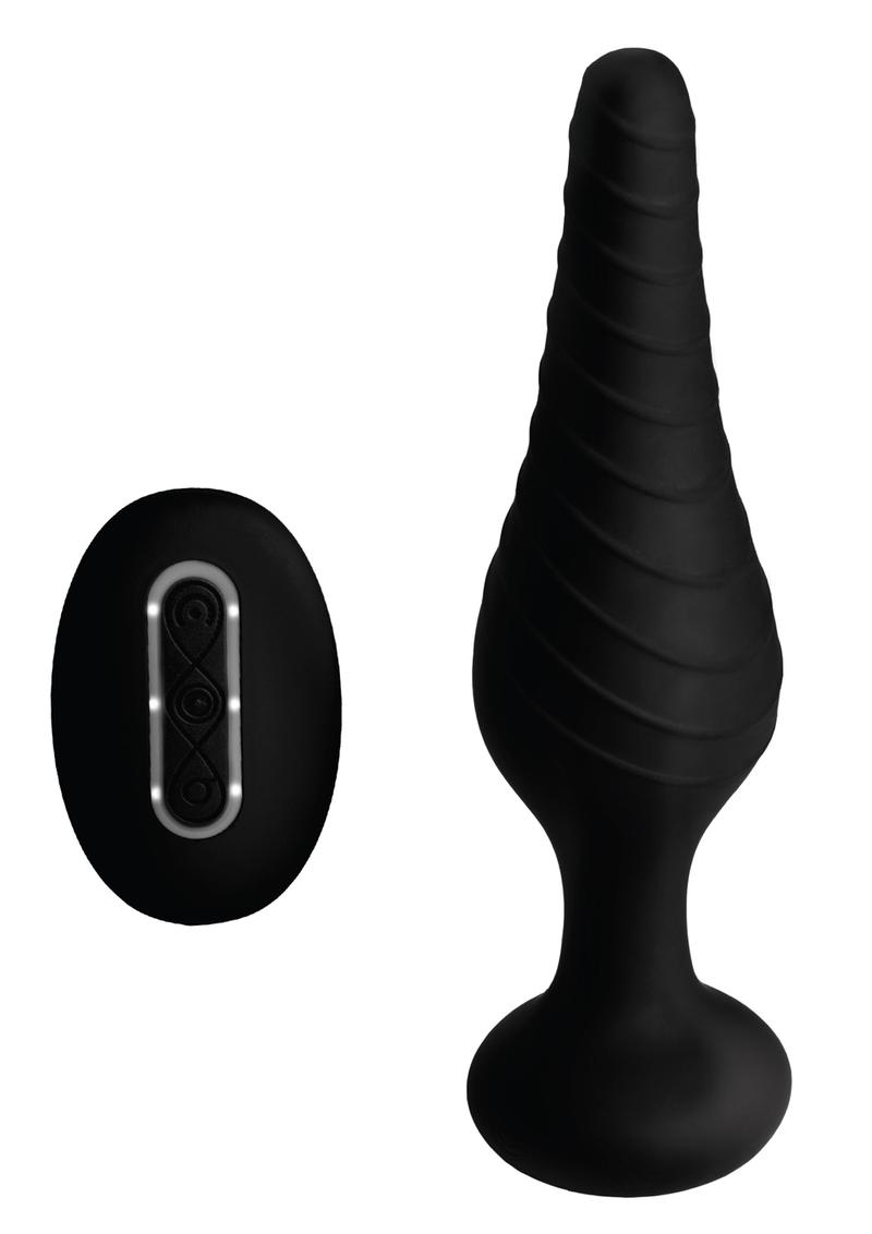 Under Control Rechargeable Silicone Vibrating Anal Plug with Remote Control