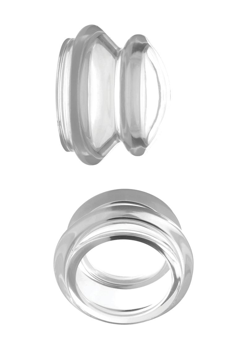 Master Series Clear Plungers Silicone Nipple Suckers - Large - Clear **Special Order**