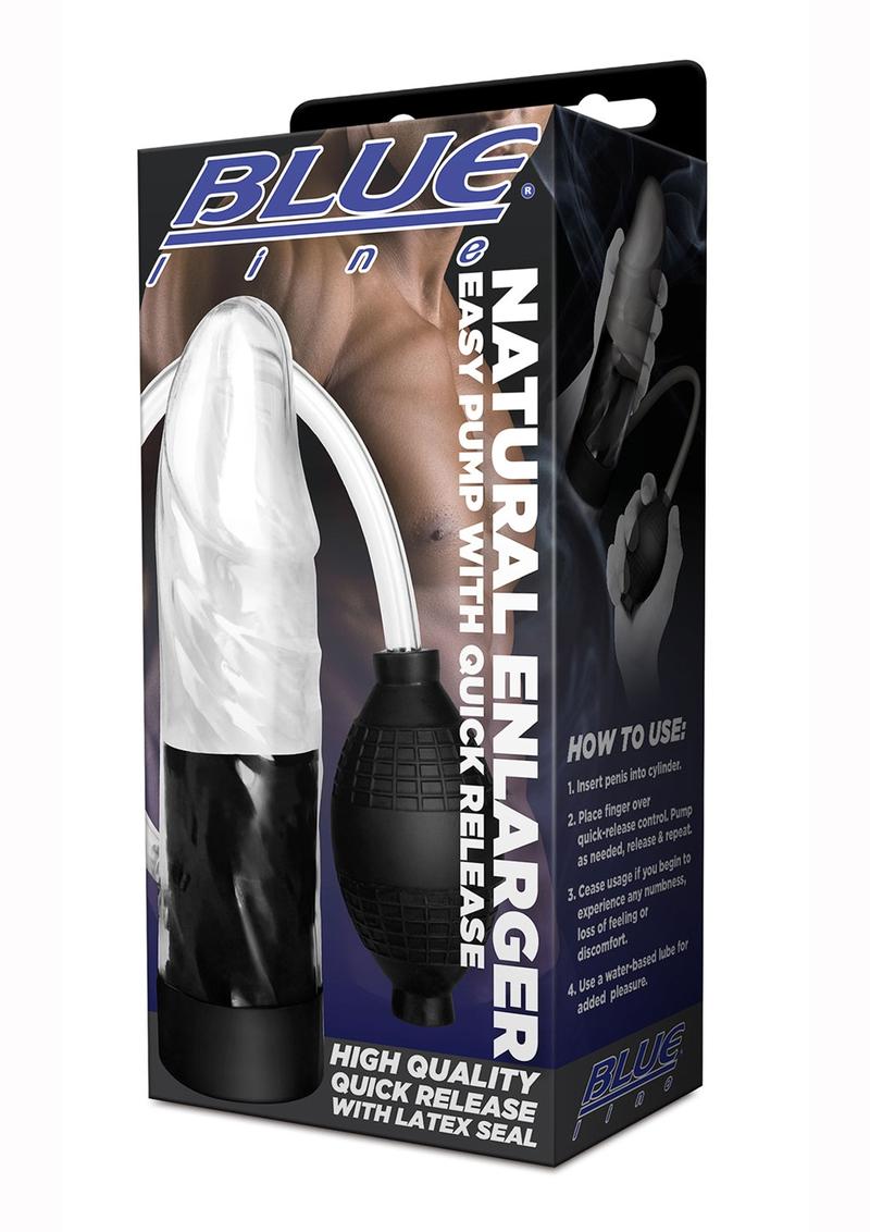 Blue Line Candamp;B Gear Natural Enlarger Easy Pump With Quick Release - Black