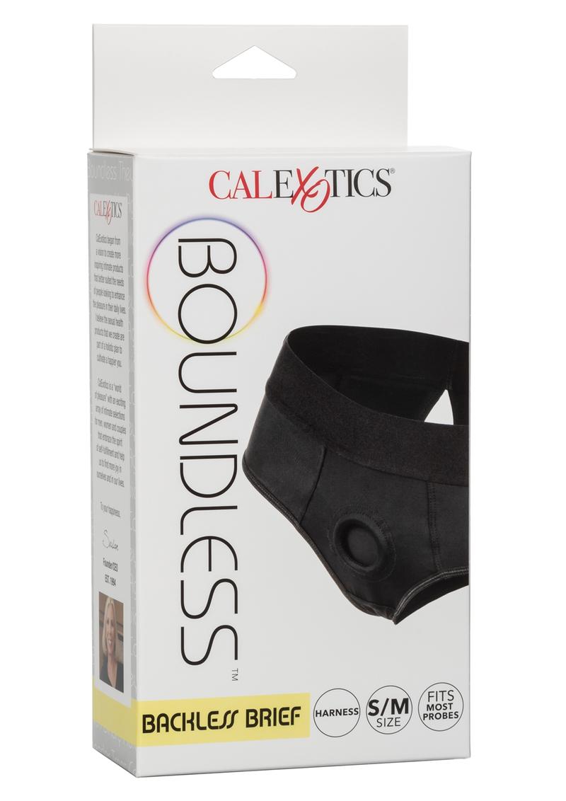 Boundless Backless Brief Harness - S/M - Black