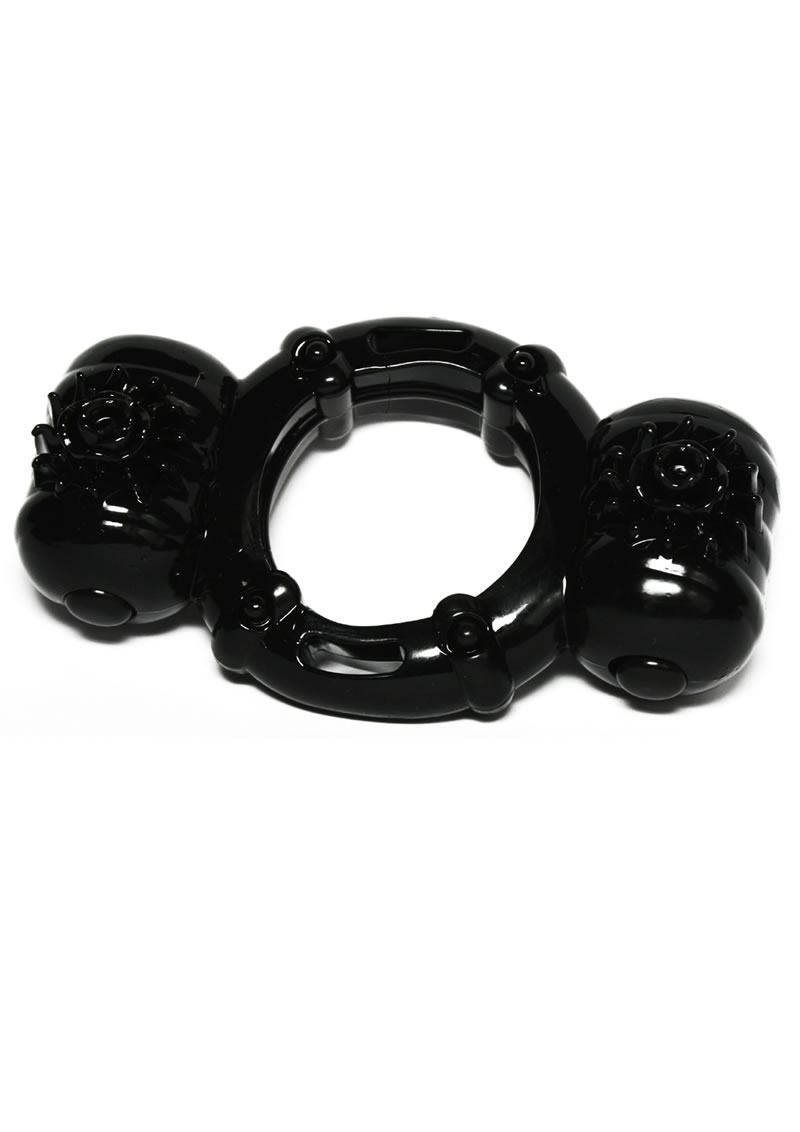 Hero Super Stud Partners Pleasure Silcione Cock Ring XL - Black
