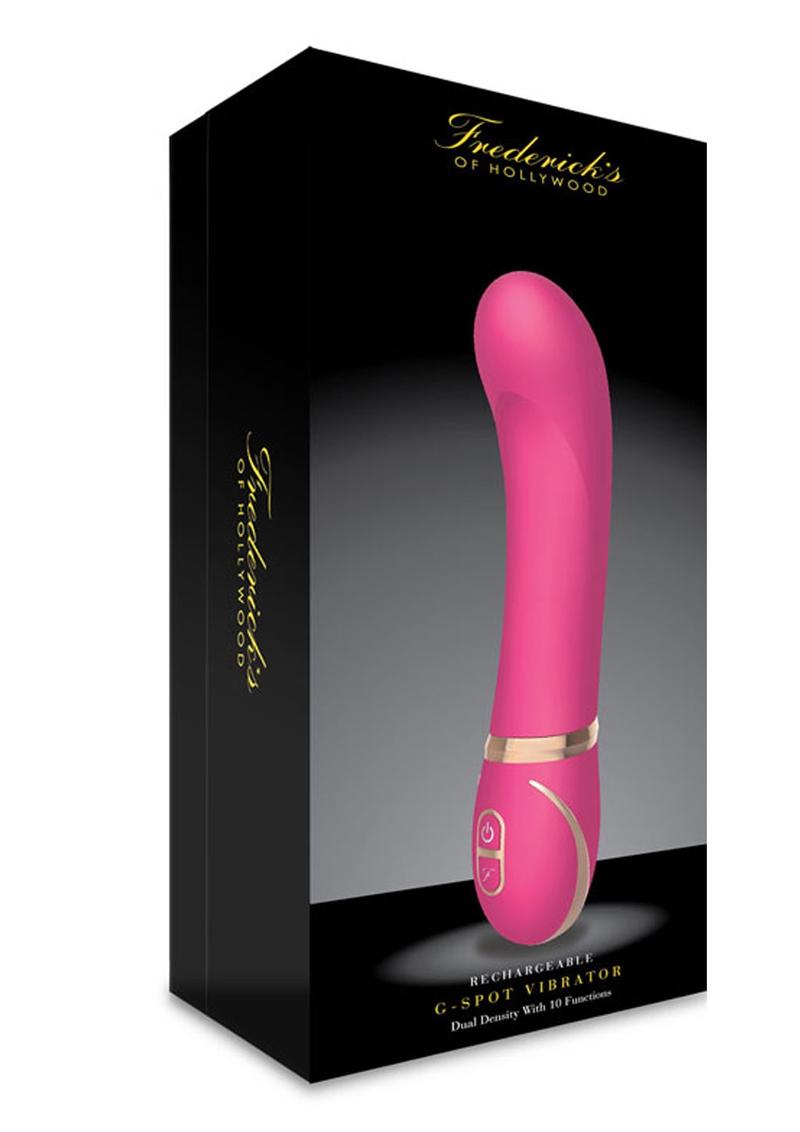 Fredericks Of Hollywood Rechargeable Silicone G Spot Vibrator Splashproof Pink