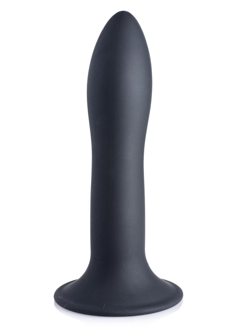 Squeeze-It Squeezable Slender Dildo 5.3in - Black
