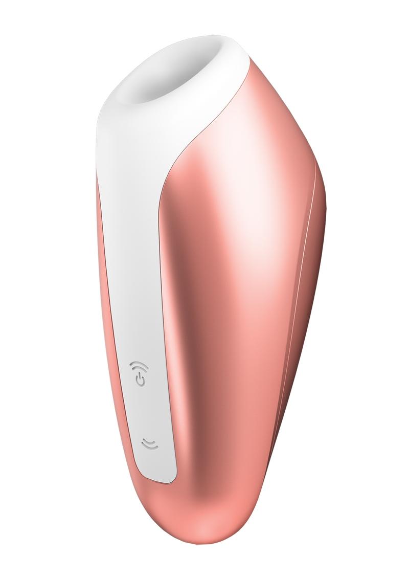 Satisfyer Love Breeze Rechargeable Silicone Clitoral Stimulator - Copper
