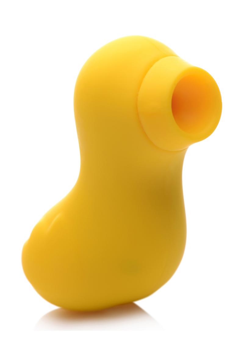 Inmi Shegasm Sucky Ducky Silicone Rechargeable Clitoral Stimulator - Yellow