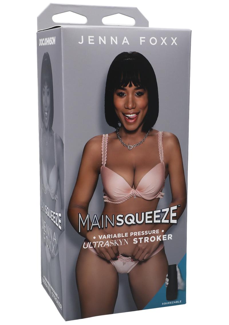 Main Squeeze Jenna Foxx Ultraskyn Masturbator - Pussy - Chocolate