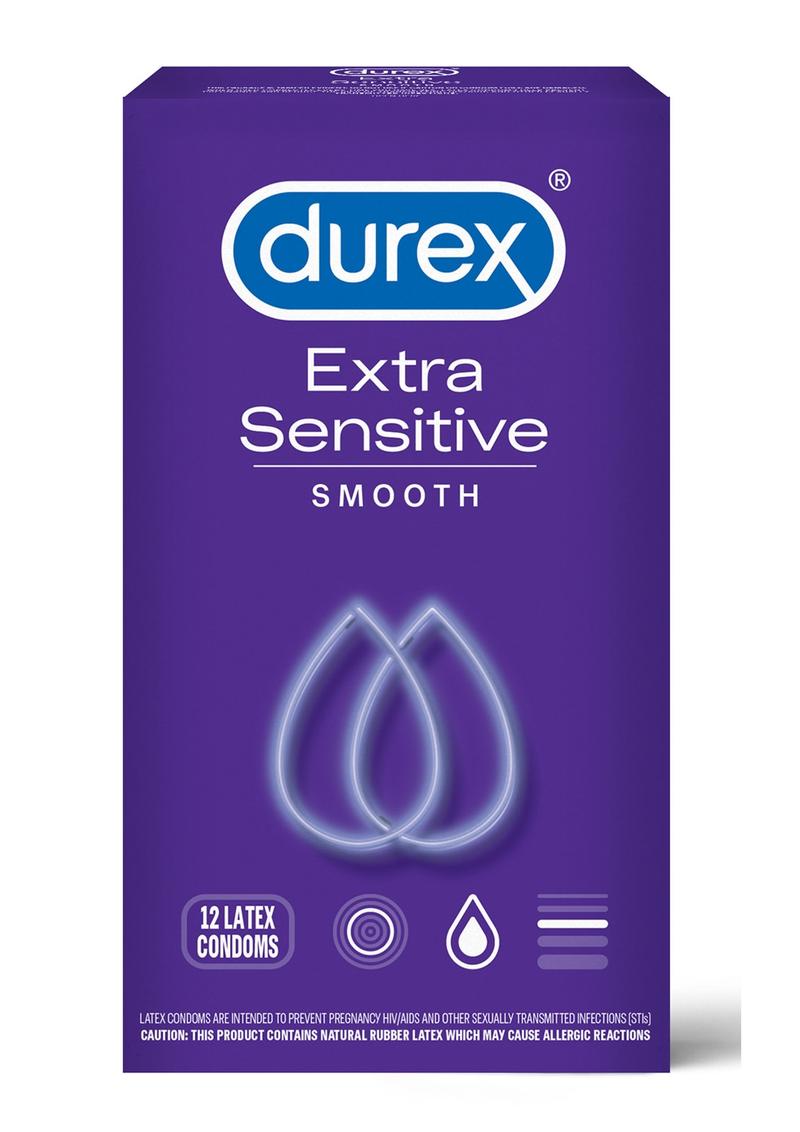 Durex Extra Sensitive Smooth Condoms 12 Pack