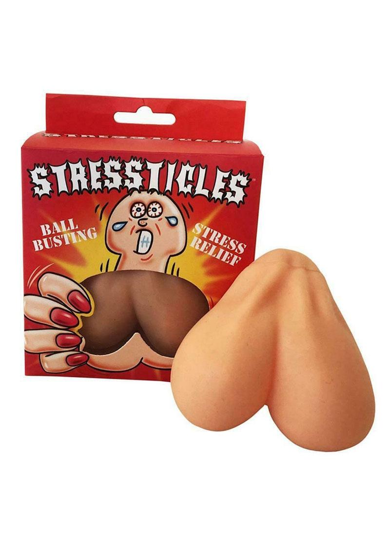 Stressticles! Novelty Stress Balls - Vanilla