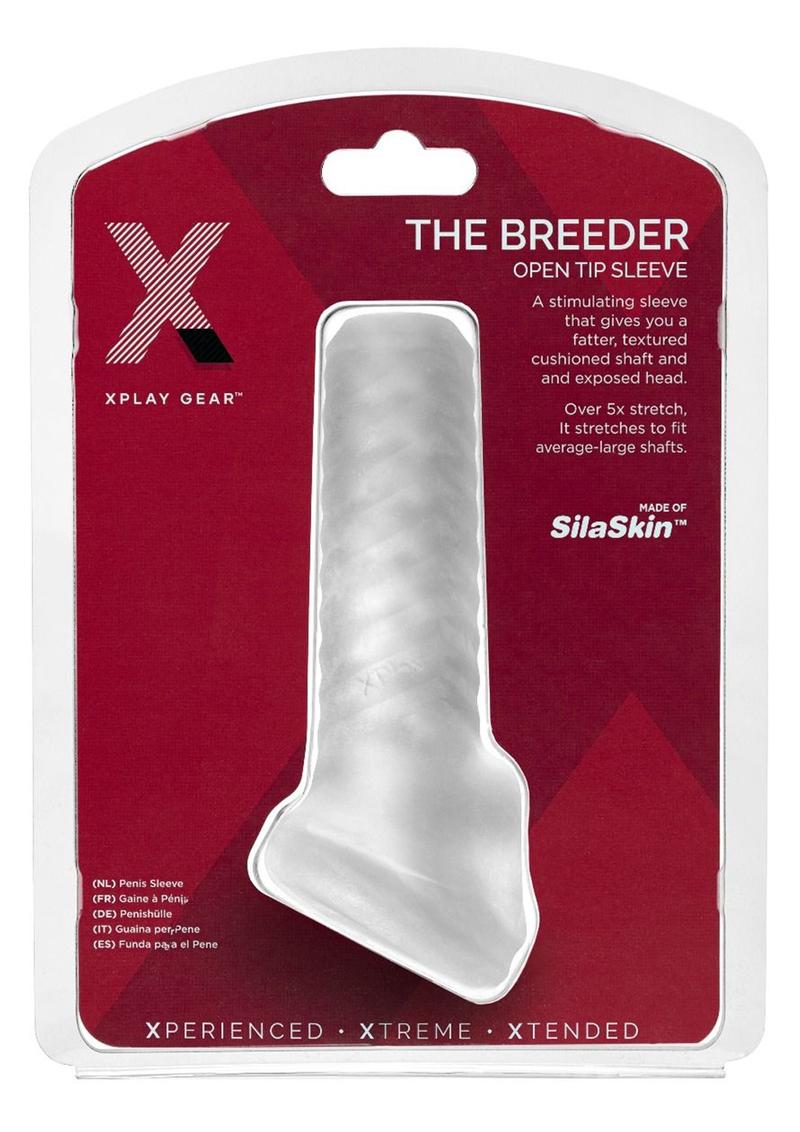 The Xplay Breeder Textured Sleeve - Clear