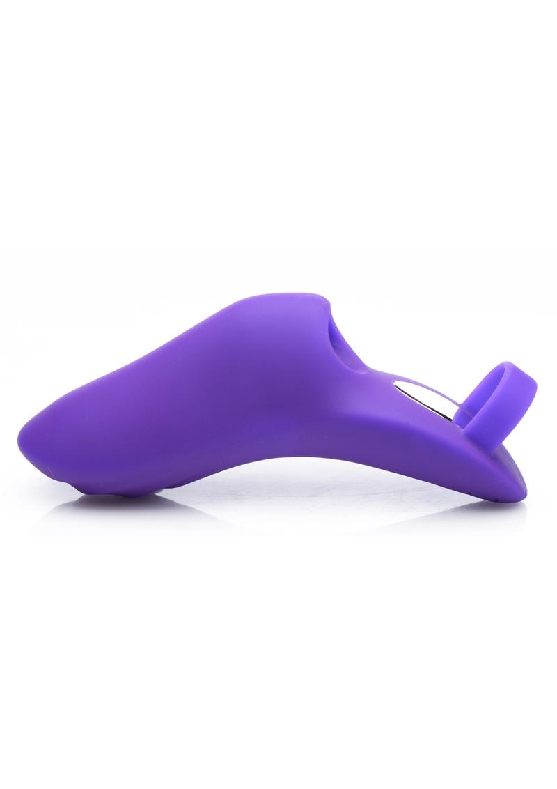 Frisky 7X Finger Bang`her Pro Silicone Rechargeable Finger Vibe - Purple