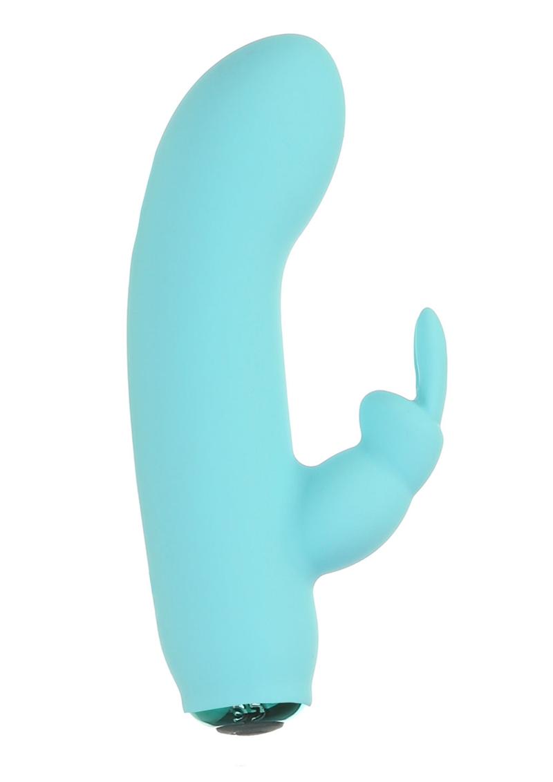 PowerBullet Alice`s Bunny Silicone Rechargeable Rabbit - Teal