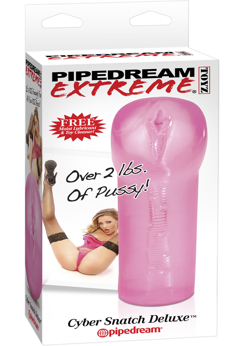 Pipedream Extreme Toyz Cyber Snatch Deluxe Masturbator - Pussy - Pink