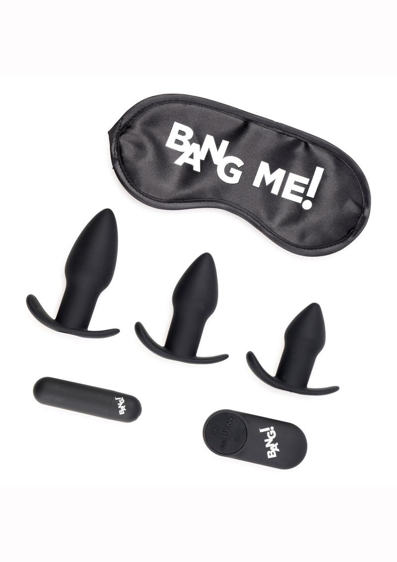 Bang! Backdoor Adventure Butt Plug Kit (Set of 5) - Black