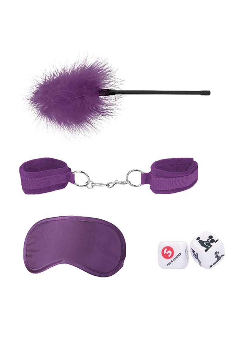 Ouch! Kits Introductory Bondage Kit #2 (4 pieces) - Purple