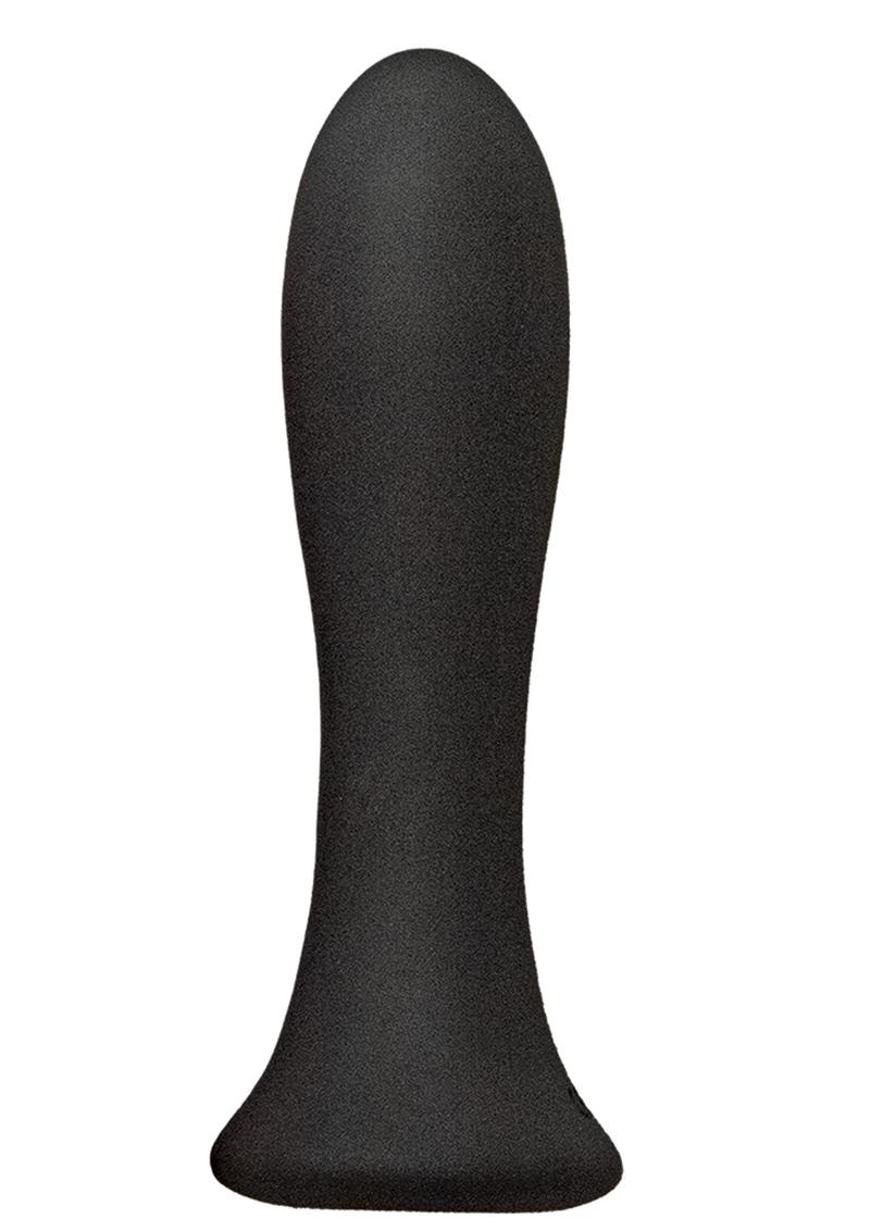 Intense Anal Vibe Silicone Rechargeable Vibrator - Black
