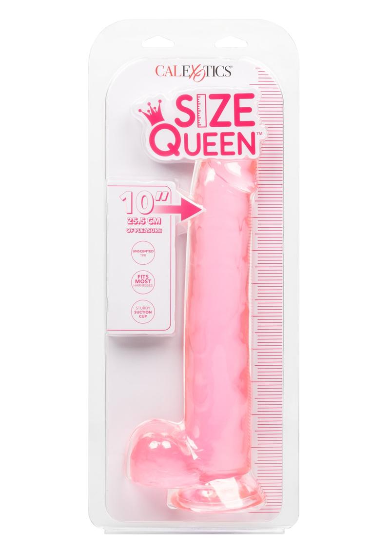 Size Queen Dildo - 10in - Pink