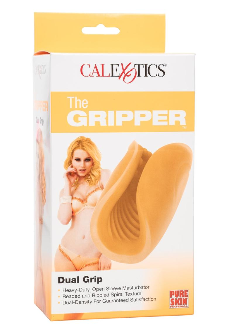 The Gripper Dual Grip Masturbator - Orange