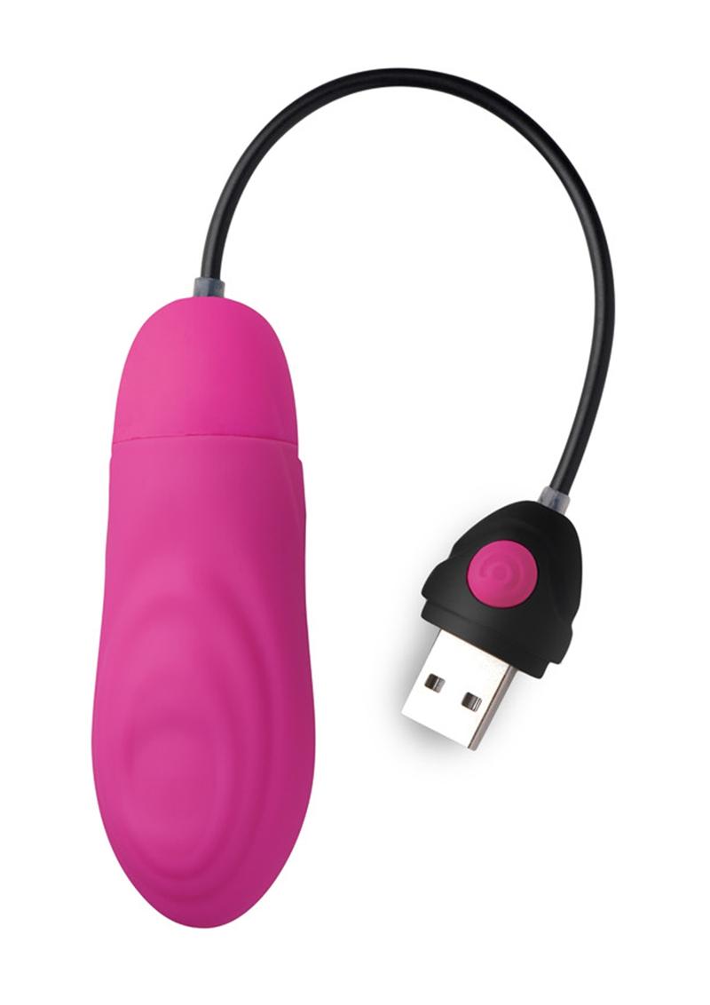 Bang 7X Pulsing Rechargeable Silicone Bullet Vibrator - Pink