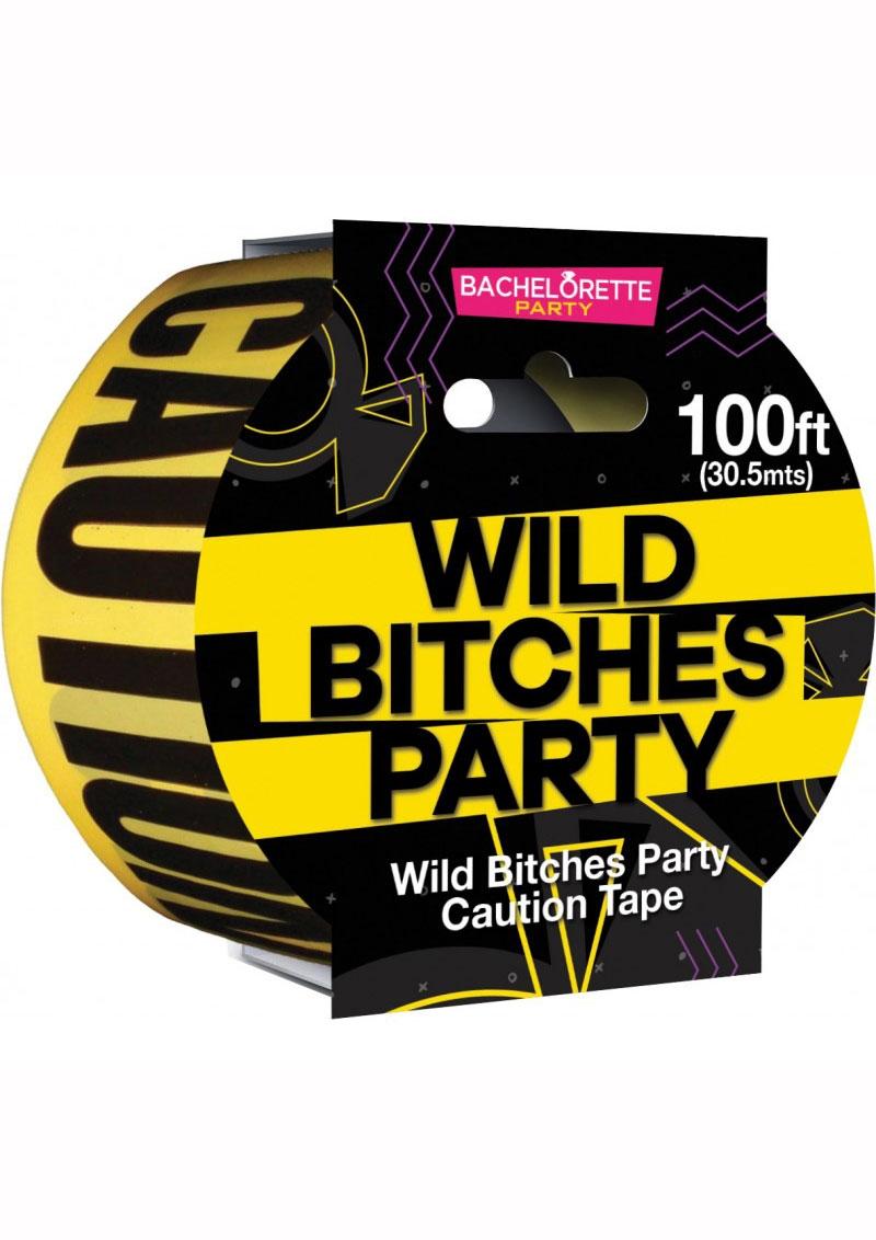 Wild Bitches Party Tape - Yellow/Black