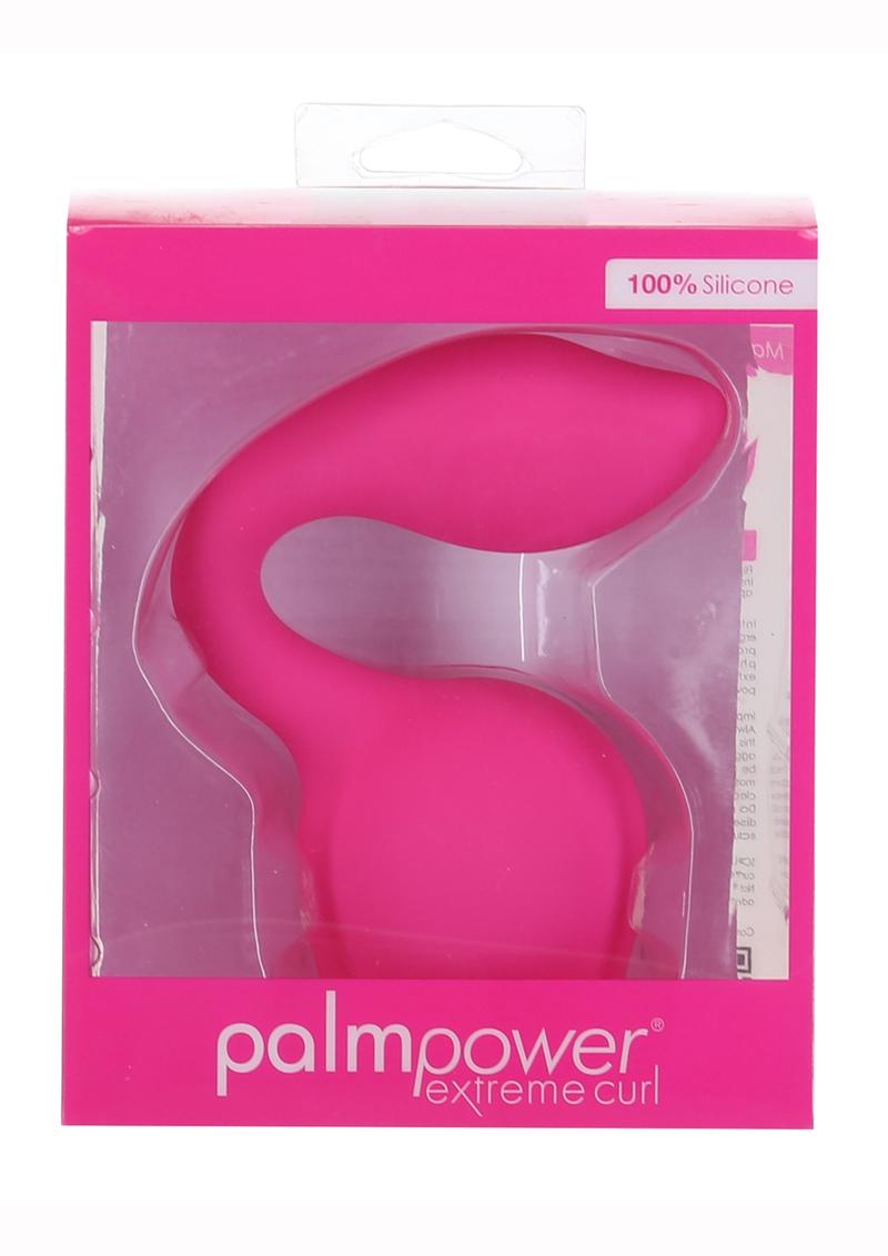 Palm Power Extreme Curl Silicone Wand Attachment - Pink