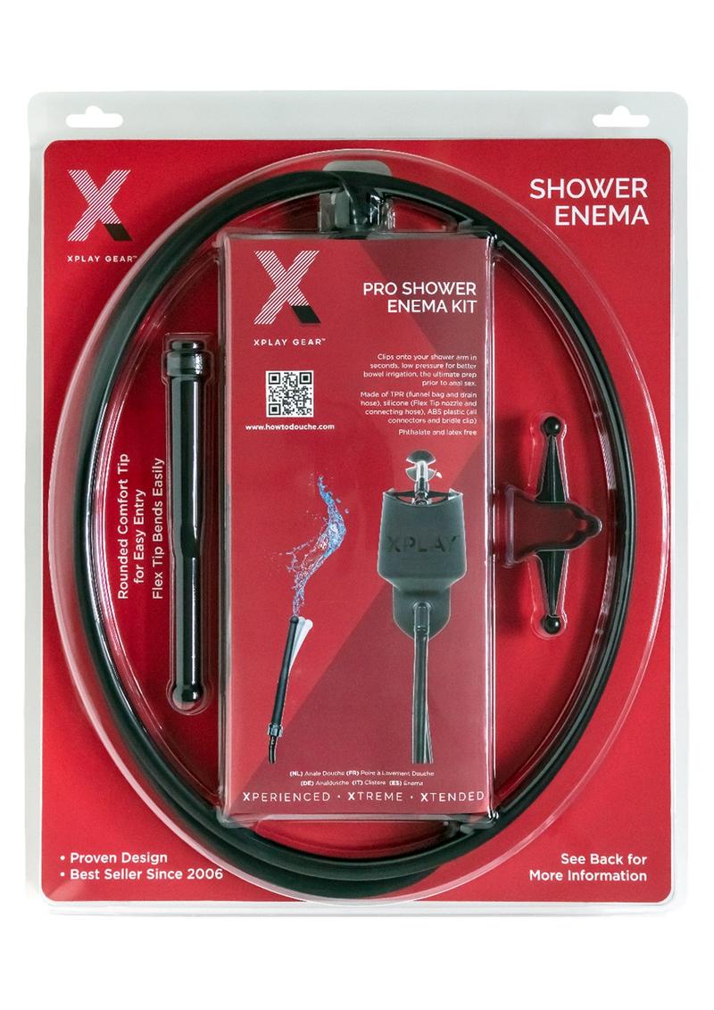 The Xplay Pro Shower Douche - Black