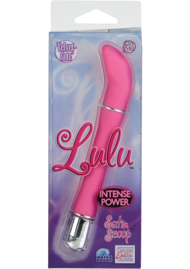 Lulu Satin Scoop Vibrator - Pink