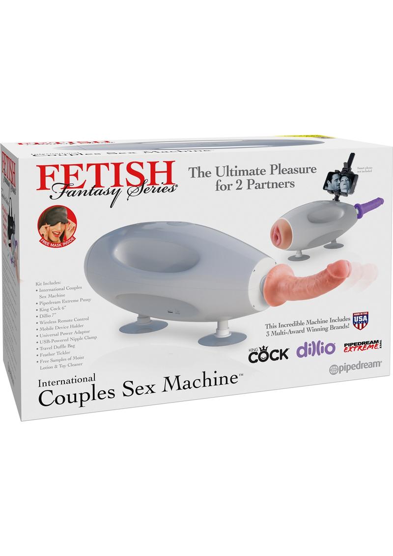 Fetish Fantasy Series International Couples Sex Machine Kit White