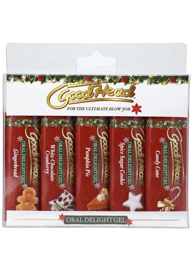 GoodHead Oral Delight Gel - Holiday 5 Pack - 1 fl. oz.