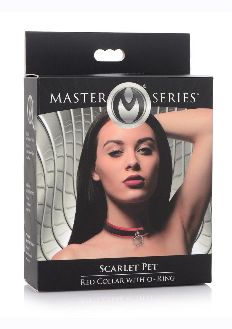 Master Series Black andamp; Red Collar With O-Ring