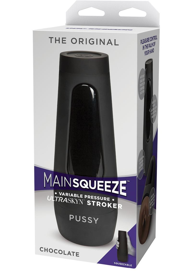 Main Squeeze The Original Ultraskyn Masturbator - Pussy - Chocolate