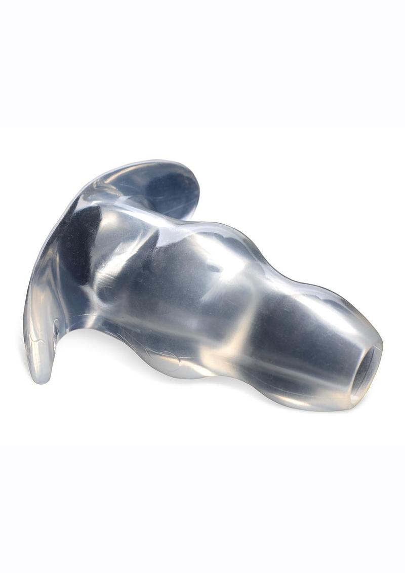 Master Series Clear View Hollow Anal Plug - XLarge