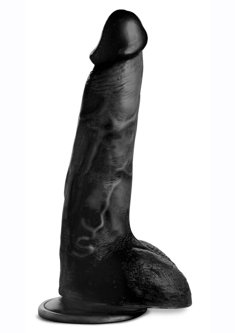 Master Cock Dildo with Balls 9in - Chocolate