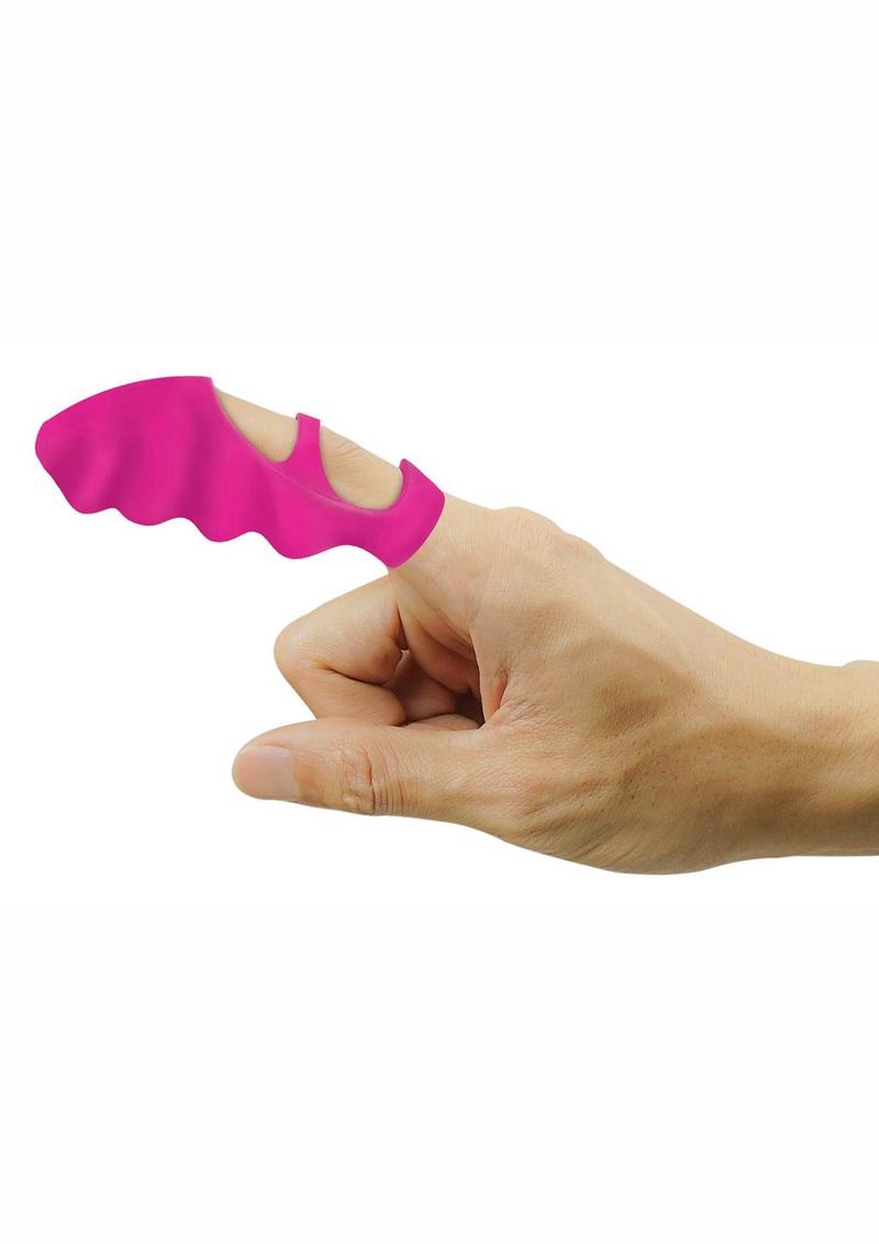 Gossip Thrill-Her Silicone Finger Vibrator - Pink
