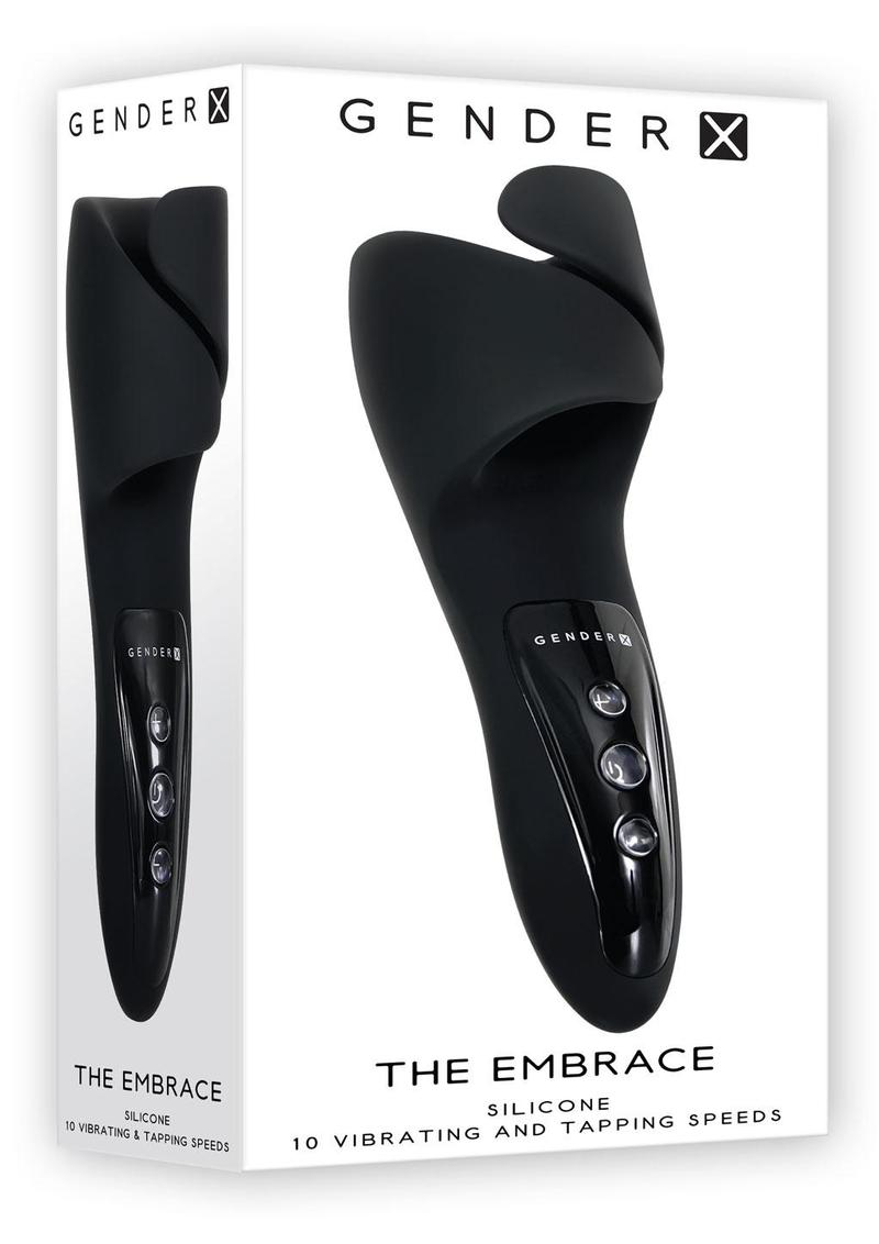 Gender X The Embrace Rechargeable Silicone Vibrator - Black