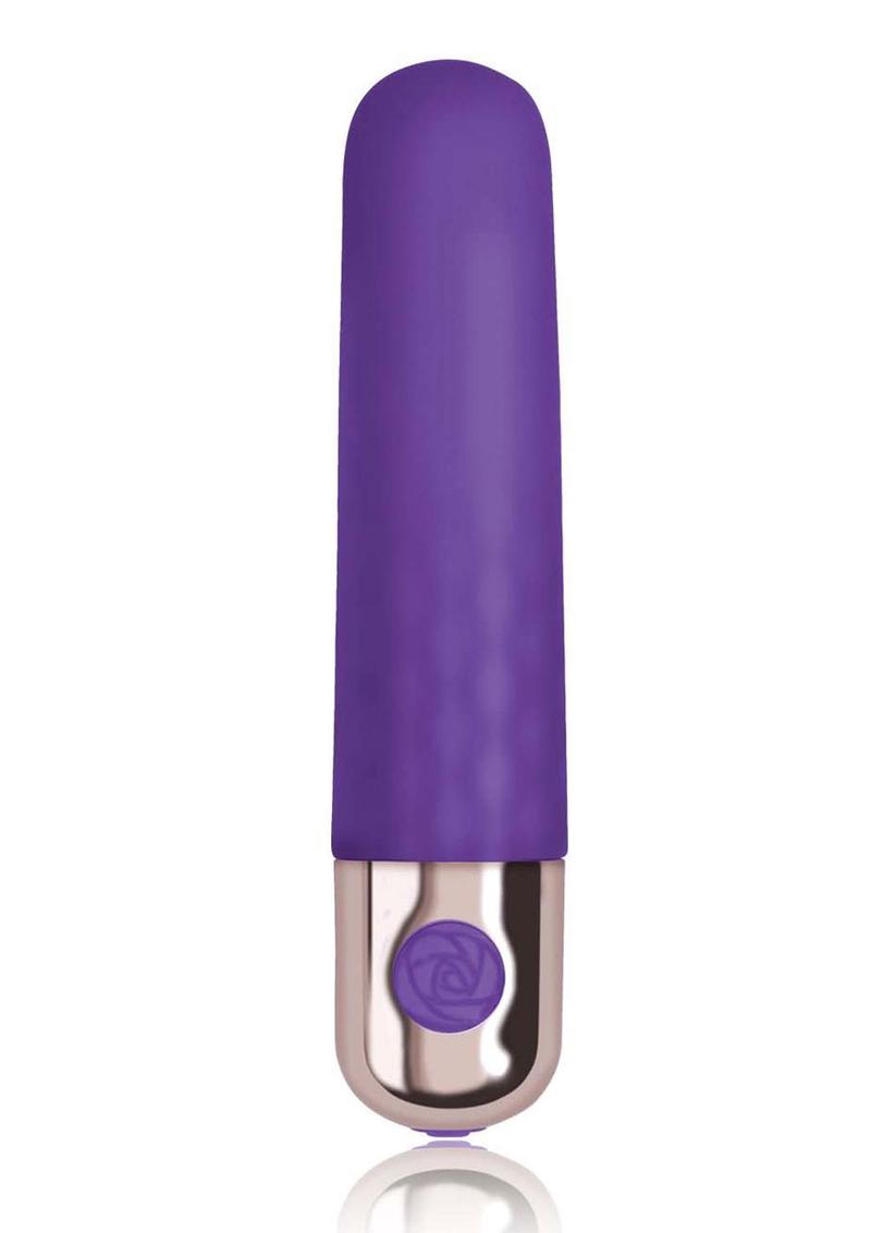 Exciter Travel Vibe Rechargeable Silicone Vibrator - Purple