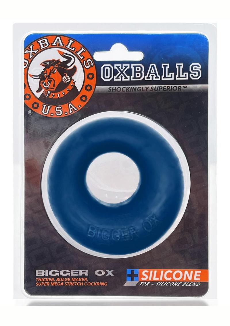 Oxballs Bigger Ox Silicone Cock Ring - Space Blue Ice