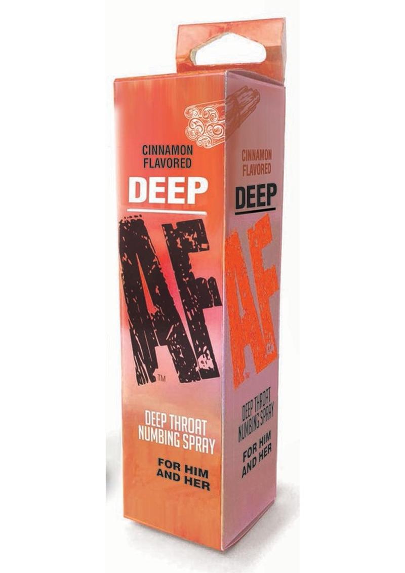 Deep AF Numbing Throat Spray - Cinnamon