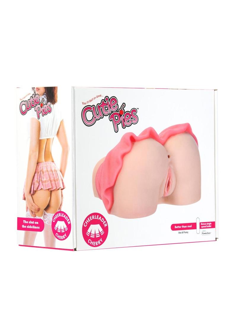 CutiePies Cheerleader Cherry Vagina Masturbator with Bonus Bullet - Vanilla
