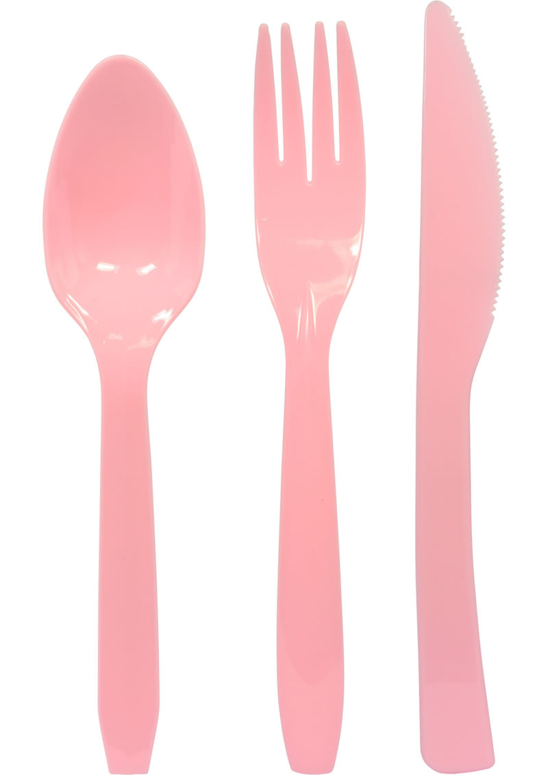 Bachelorette Party Utensils Pink 10 Per Pack