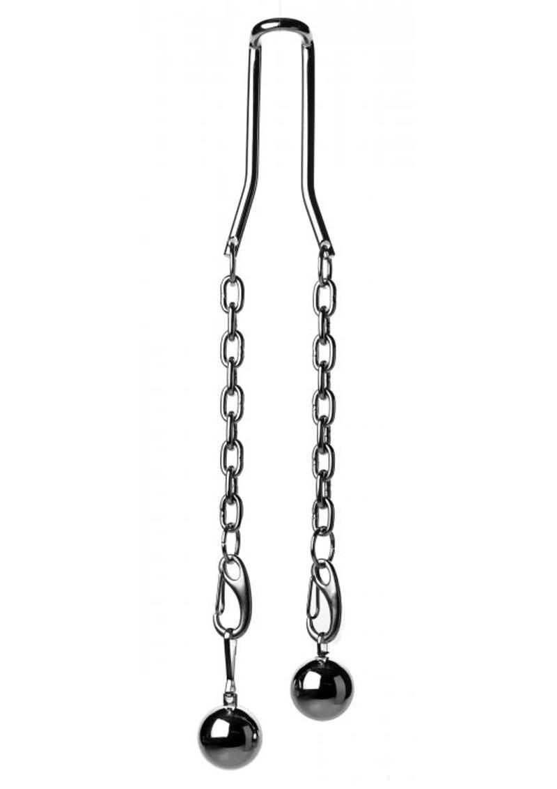 Master Series Heavy Hitch Ball Stretcher Hook with Weights - Silver