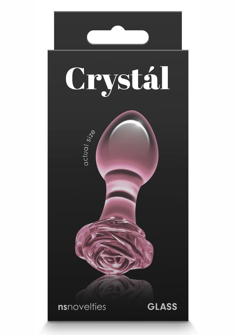 Crystal Premium Glass Rose Probe - Pink